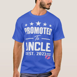T-shirt Promu À Oncle C'Est Une Fille Est 2023 Nouveau Gra