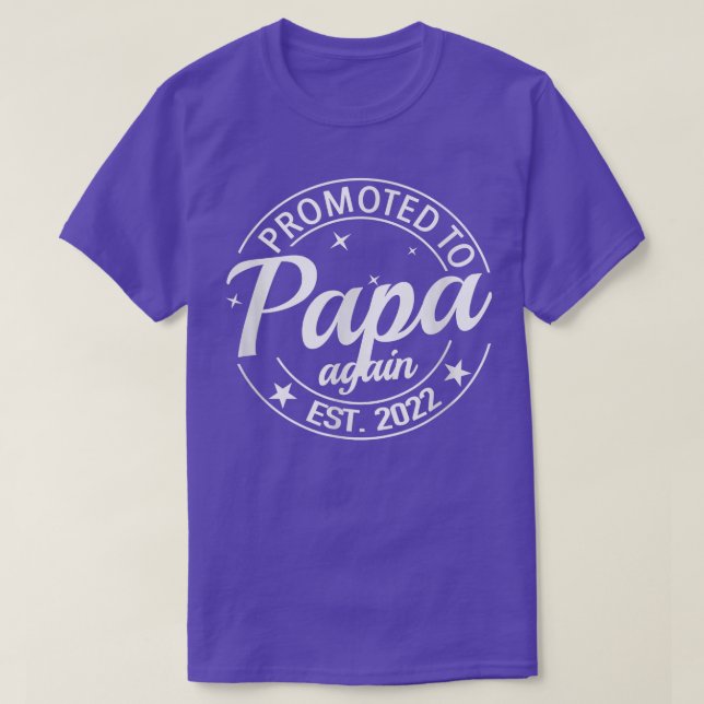 T-shirt Promu À Papa 2022 Bientôt Être Grossesse M (Design devant)
