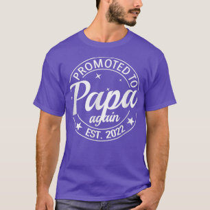 T-shirt Promu À Papa 2022 Bientôt Être Grossesse M