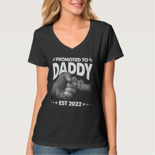T-shirt Promu À Papa 2022 Pour Nouveau Papa La Première Fo