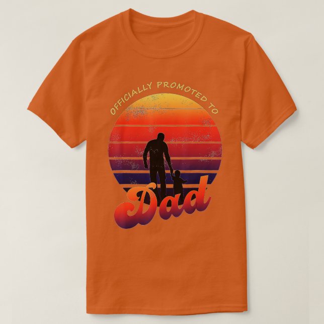 T-shirt Promu À Papa 2022 Première Fête des pères Nouveau (Design devant)