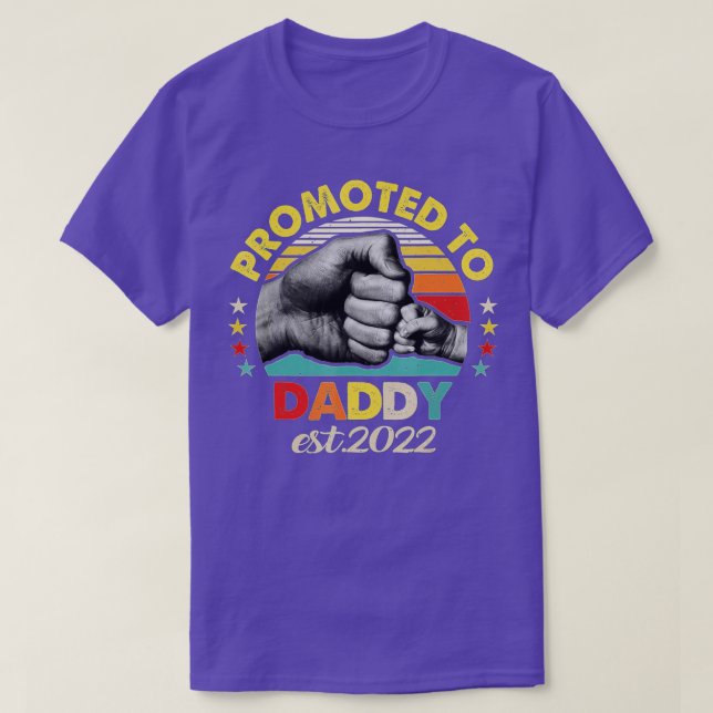 T-shirt Promu À Papa 2022 Première Fête des pères Nouveau (Design devant)