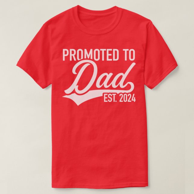T-shirt Promu à papa 2024 (Design devant)
