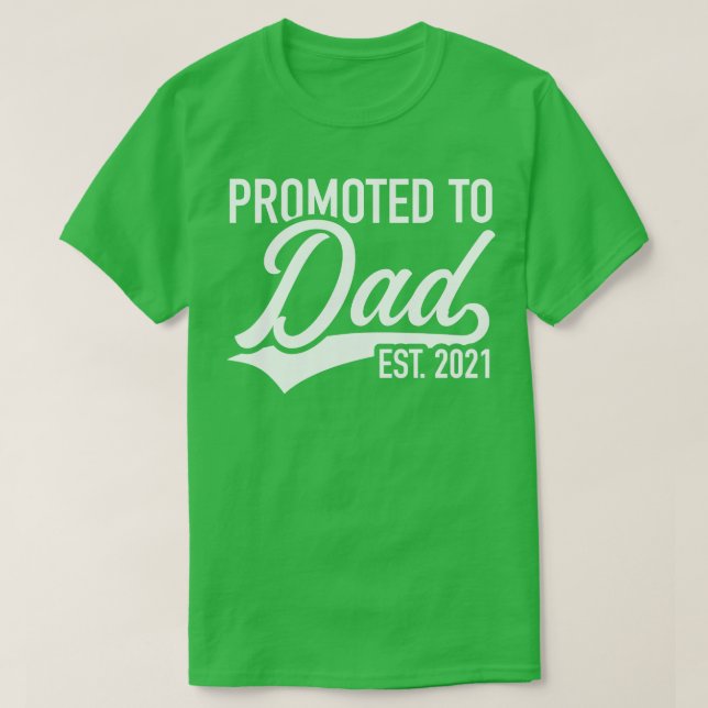 T-shirt Promu à papa est 2021 (Design devant)
