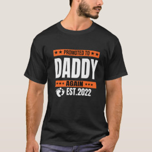 T-shirt Promu À Papa Est De Nouveau 2022 Bébé Amusant Anno