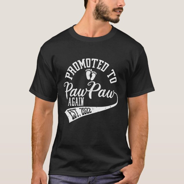 T-shirt Promu À Pawpaw De Nouveau 2022 Mete Nouveau Papa P (Devant)