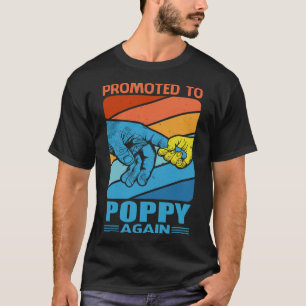 T-shirt Promu À POPPY Fête des pères Vintage de nouveau
