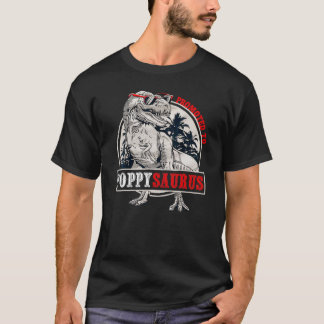 T-shirt Promu À Poppysaurus T rex Dinosaur Drôle