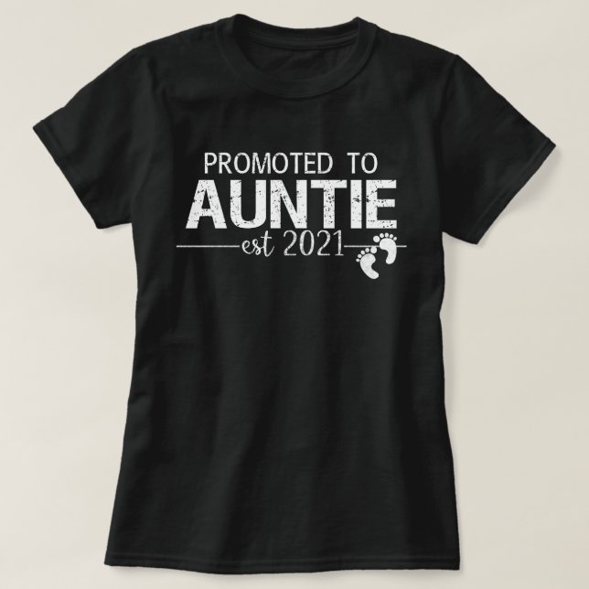 T-shirt promu à tante est 2021 (Design devant)