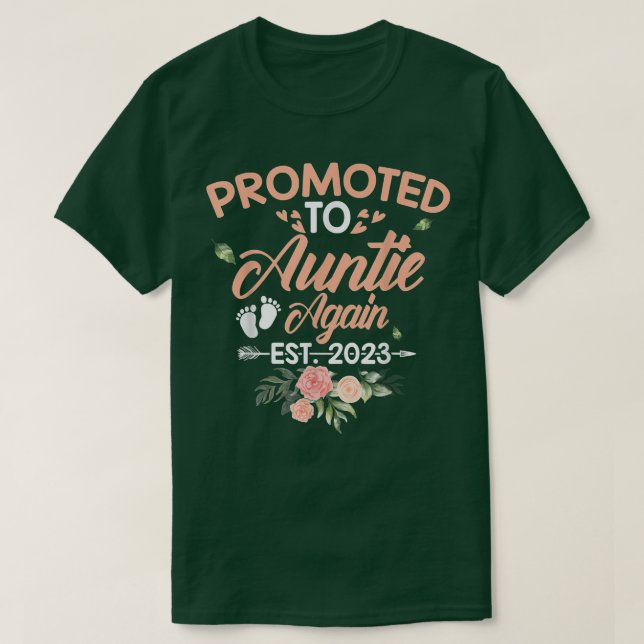 T-shirt Promu À Tante Est De Nouveau (Design devant)