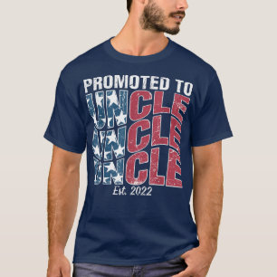 T-shirt Promu à Uncle Est 2022 Hommes USA Drapeau pour la