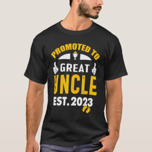 T-shirt Promu Au Grand Oncle 2023 Annonce De Grossesse