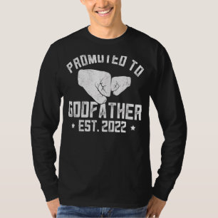 T-shirt Promu Au Parrain 2022 Faire-part de grossesse