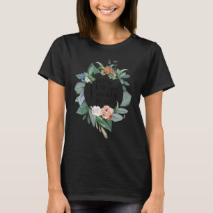 T-shirt Promu Aux Parents Est 2022 Femmes Flower First Ti