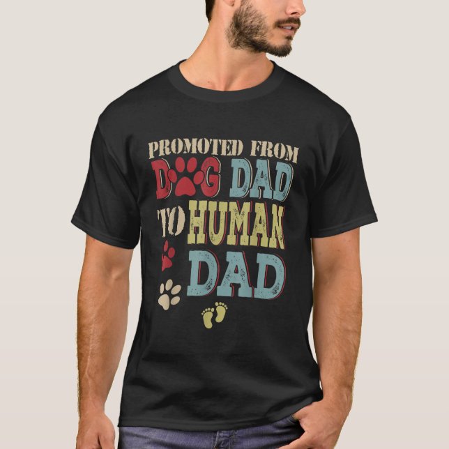 T-shirt Promu De Chien Papa À Homme Papa Fête des pères Ch (Devant)