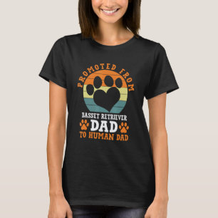 T-shirt Promu de papa Basset Retriever Drôle Golden Ba