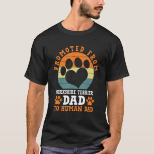 T-shirt Promu de Yorkshire Terrier Papa Drôle