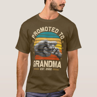 T-shirt Promu grand-mère Est2022 Femmes Vintage Premier Ti