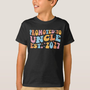 T-shirt Promu Oncle Estimé 2027 Nouvel Oncle