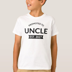 T-shirt Promu Oncle Estimé 2027 Nouvel Oncle II