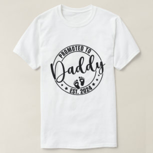 T-shirt Promu papa 2024 , Première fête des pères 2024