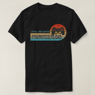 T-shirt Promu Papa – Niveau Débloqué