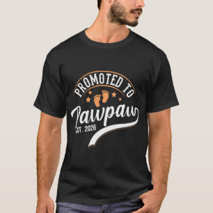 T-shirt Promu Papa Pawpaw 2026 - Première Fête des Pères 