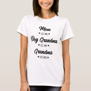T-shirt Promu Pour La Nouvelle Grossesse De Grand-Mère