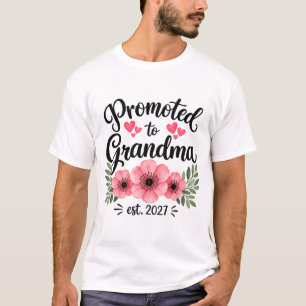 T-shirt Promue Grand-mère 2027 T-shirt, Nouvelle Grand-mèr