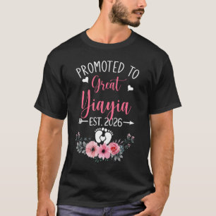 T-shirt Promue Grande Yiayia Établie 2026 Fête Des Mères S
