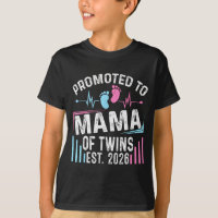 Promue Maman de Jumeaux Est 2026 Baby Shower Vin