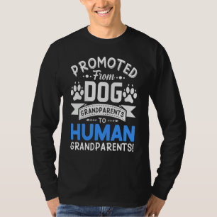 T-shirt Promus de grands-parents de chien à grand-père de