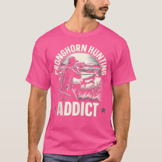 T-shirt Pronghorn Hunter Animal Hunt Rifle Antelope Huntin