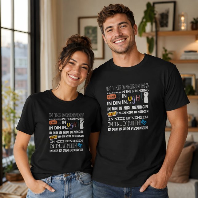 T-shirt Prononciation Anglaise Drôle Au Début (Créateur téléchargé)