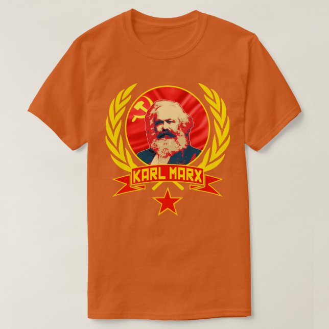 T-shirt Propagande communiste Karl Marx 2 (Design devant)