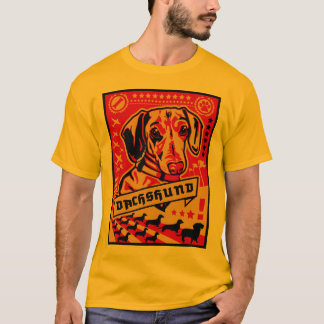 T-shirt Propagande de teckel