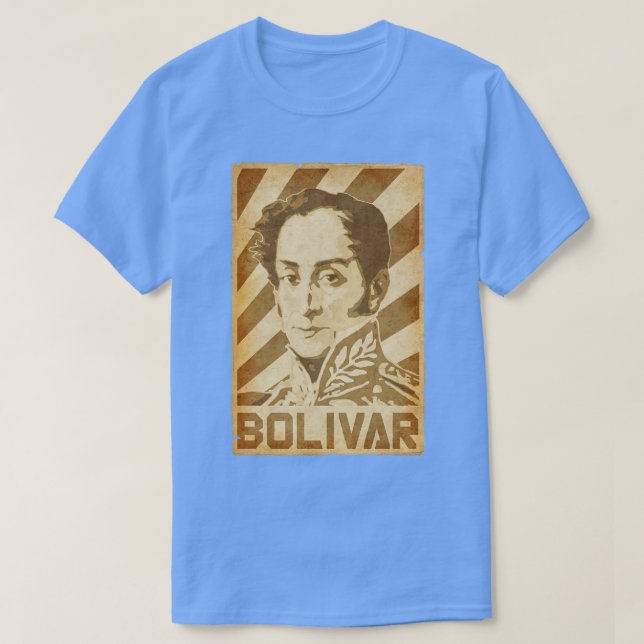 T-shirt Propagande rétro Simon Bolivar (Design devant)