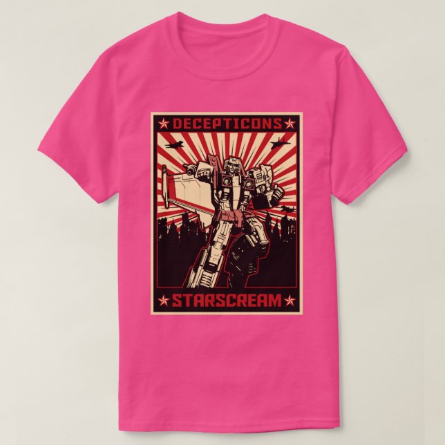 T-SHIRT PROPAGANDE STARSCREAM (Design devant)