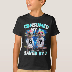 T-shirt Prophétie de l'Axolotl – Consommé par 6, Sauvé par