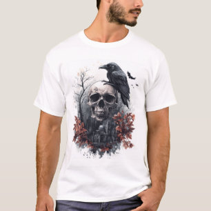 T-shirt Prophétie du Crâne et du Corbeau