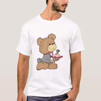 T-shirt proposition ou conception de l'ours en peluche por