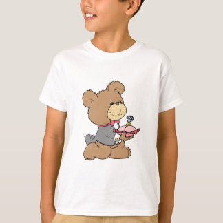 T-shirt proposition ou conception de l'ours en peluche por