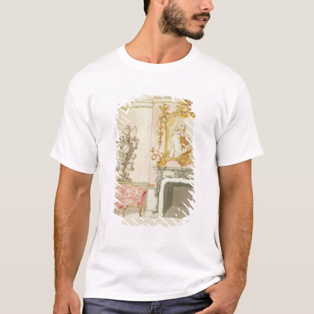 T-shirt Proposition pour un intérieur de salon, 1755-60 (Devant)