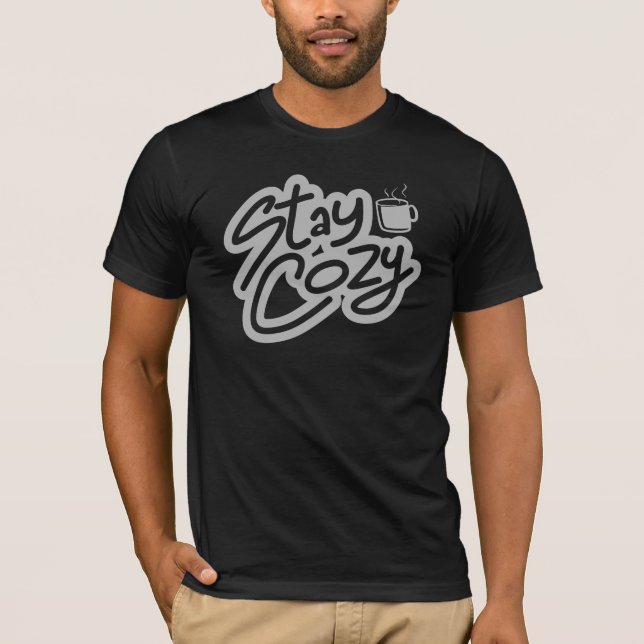 T-Shirt Propre Noir & Blanc Tendance (Devant)