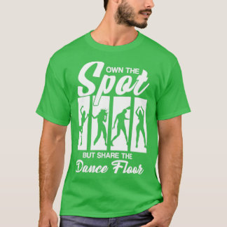 T-shirt Propre Sport Dance Plancher Fitness