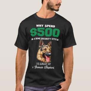T-shirt Propriétaire Allemand De Berger Pourquoi Passer 50