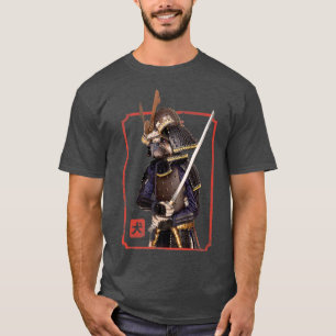 T-shirt Propriétaire amusant du Carlin Tee Samurai Carlin