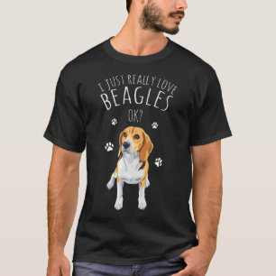 T-shirt Propriétaire beagle Juste Vraiment Aimer Chiens Be