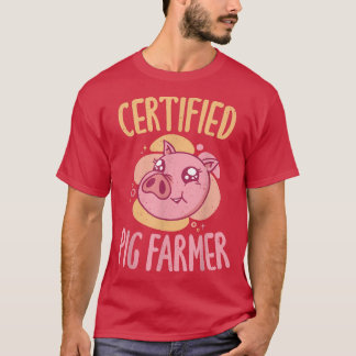 T-shirt Propriétaire certifié de cochon Porteur de cochon