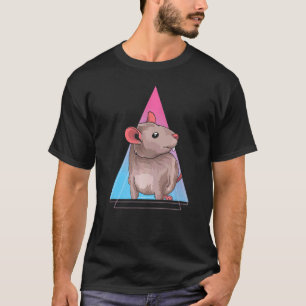 T-shirt Propriétaire d'animal Rat animal 80s Vaporwave Rat
